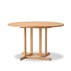 BM80 Shaker spisebord, rundt af Børge Mogensen