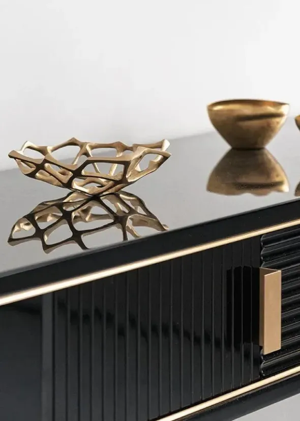 Bone Bowl Small Brass fra Tom Dixon