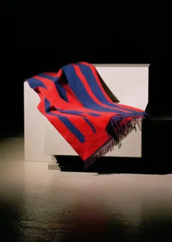 Brush Plaid, blue/red fra raawii