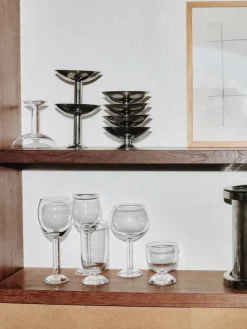 Bubble Glass Water Tall, plain top fra Louise Roe