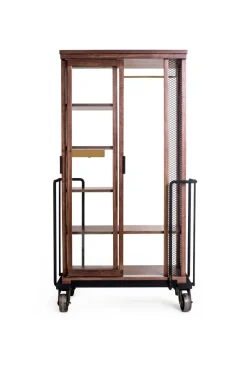 Cabinet of Curiosity kabinetskab, valnød black sand/gold fra Stellar Works