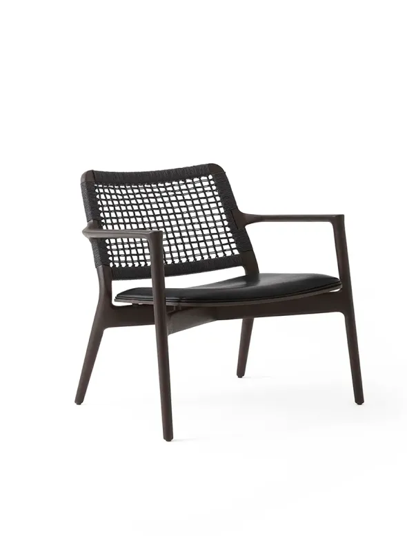 Cabin loungestol, dark oak/black fra Vipp