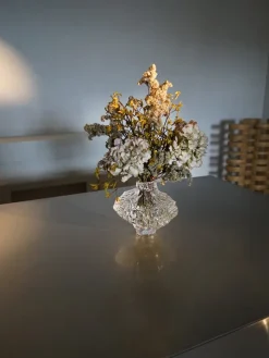 Canyon Vase Large, clear fra Hein studio