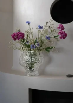 Canyon Vase Medium, clear fra Hein studio