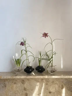 Canyon Vase Mini, clear fra Hein Studio