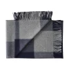 Caracas Plaid, marina fra Silkeborg Uldspinderi