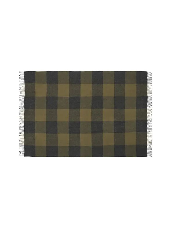 Caracas Plaid, umber fra Silkeborg Uldspinderi