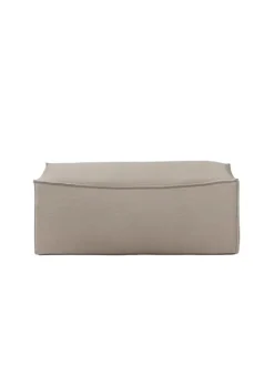 Catena Pouf Cotton Linen, natural fra Ferm Living