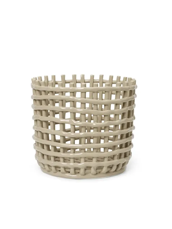 Ceramic Basket, large fra Ferm Living