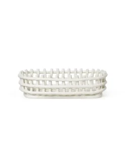 Ceramic Basket, oval fra Ferm Living