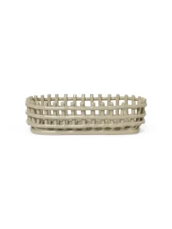 Ceramic Basket, oval fra Ferm Living