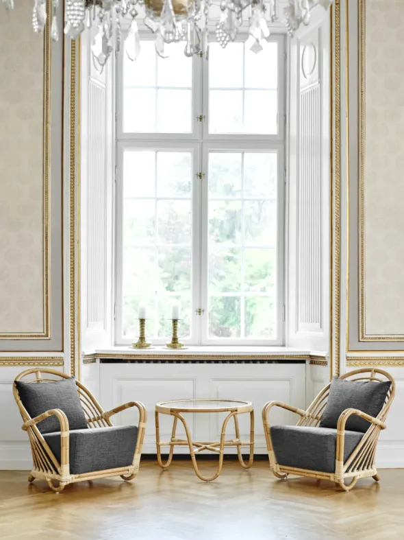 Charlottenborg Lænestol af Arne Jacobsen