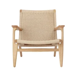 CH25 Loungestol, eg olie af Hans J. Wegner