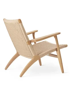 CH25 Loungestol, eg olie af Hans J. Wegner