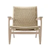 CH25 Loungestol, eg sæbe af Hans J. Wegner