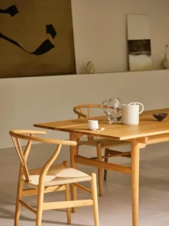 CH327 spisebord, 190 cm eg olie af Hans J. Wegner