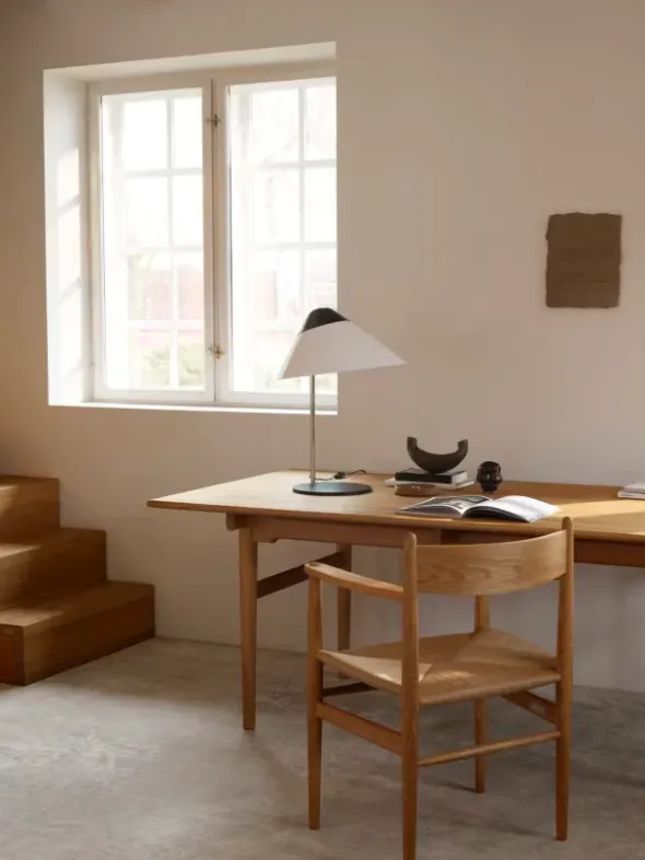 CH327 spisebord, 190 cm eg olie af Hans J. Wegner