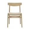 CH23 Spisestol, eg hvidolie af Hans J. Wegner