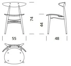 CH33 Stolen af Hans J. Wegner