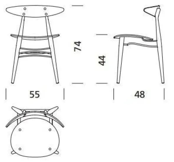 CH33 Stolen af Hans J. Wegner