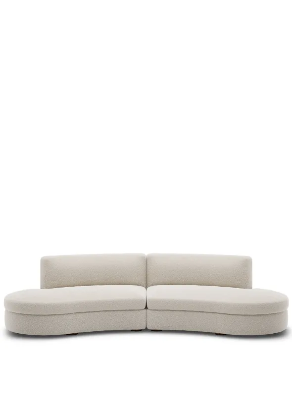 Coda sofa, configuration 7, Zink Drake fra New Works