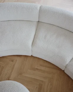 Coda sofa, configuration 7, Zink Drake fra New Works
