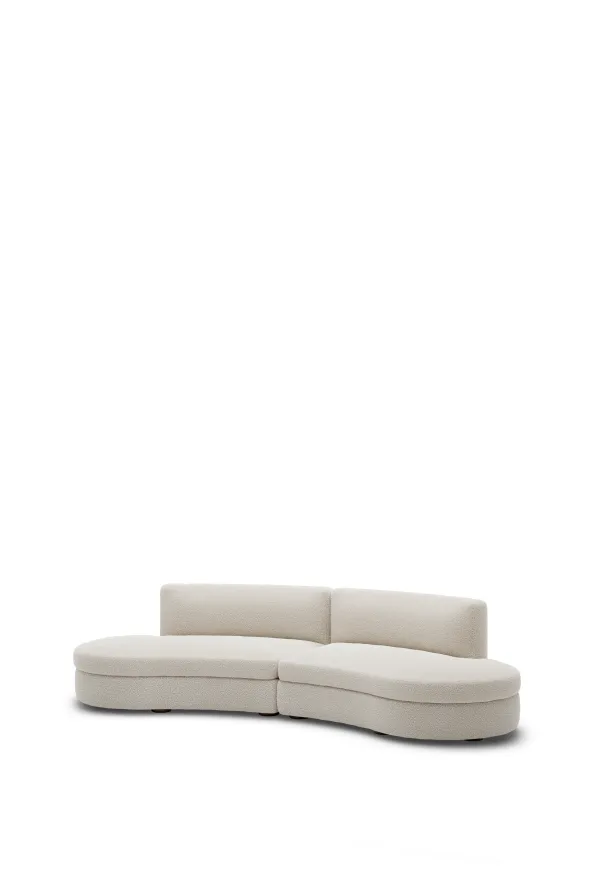 Coda sofa, configuration 7, Zink Drake fra New Works