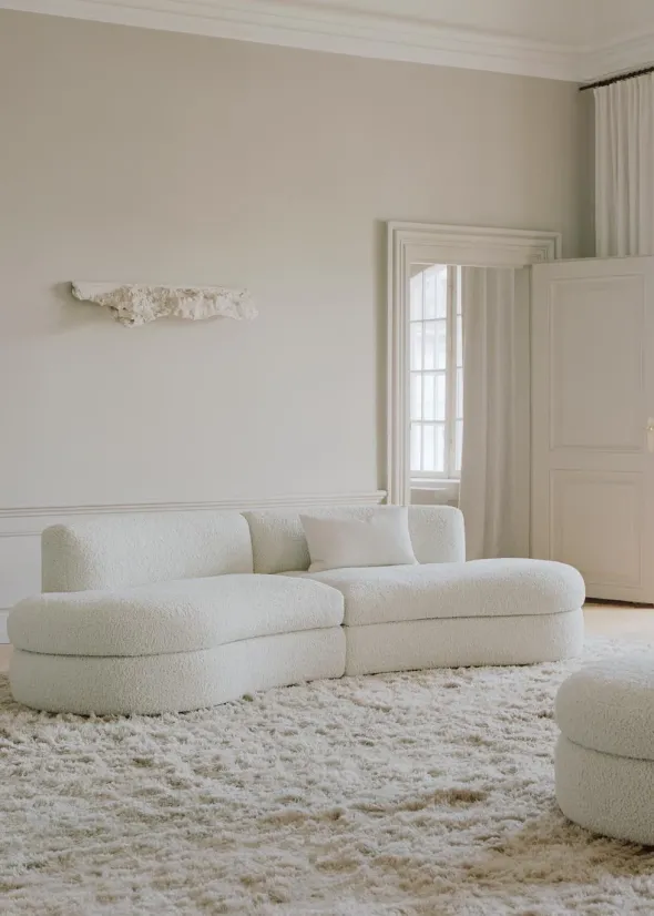 Coda sofa, curved middle, module 52 fra New Works