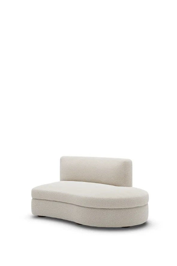 Coda sofa, curved open end right, module 42 fra New Works