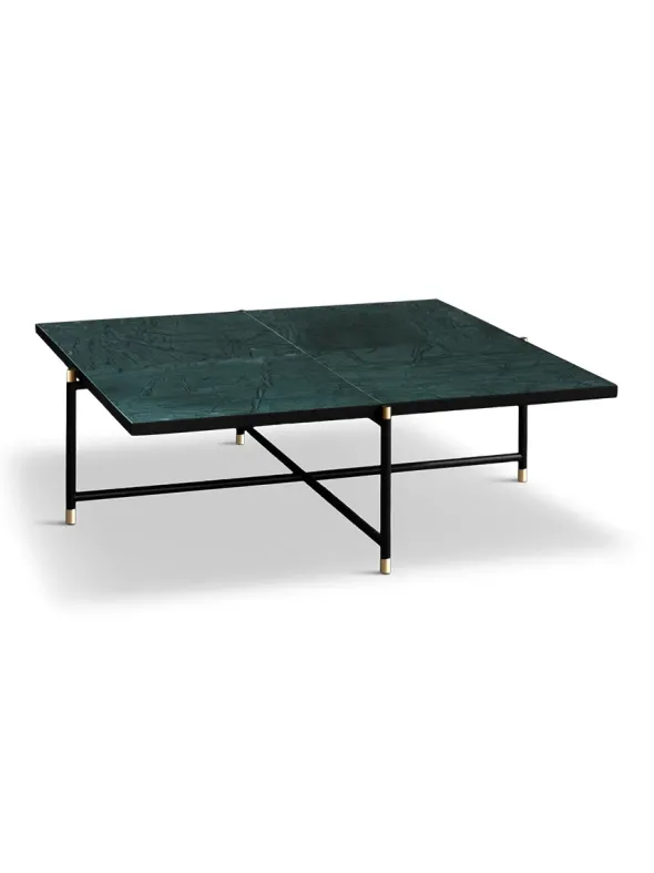 Coffee Table 90, grøn marmor fra HANDVÄRK