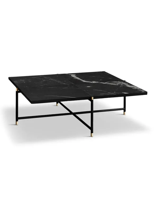 Coffee Table 90, sort marmor fra HANDVÄRK