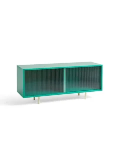 Colour Cabinet, medium med glasdøre fra Hay