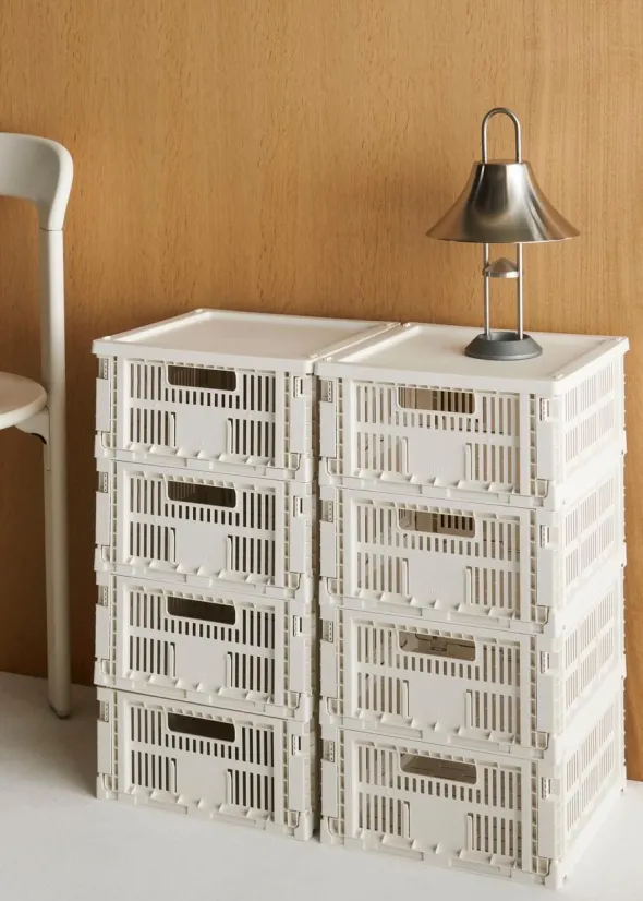 Colour Crate Medium Square, Powder fra Hay