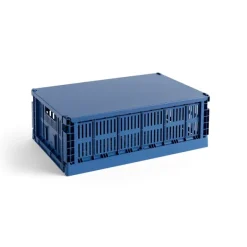 Colour crate metal låg, large fra Hay