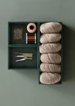Colour Crate Mini Oblong, Dark green fra Hay