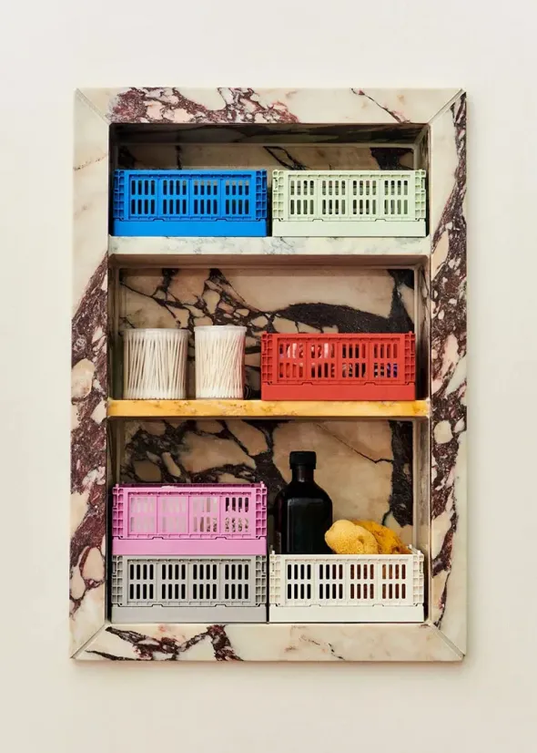 Colour Crate Mini 2 Stk., dusty rose fra Hay