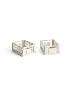 Colour Crate Mini 2 Stk., off white fra Hay
