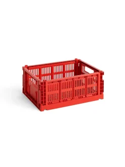 Colour crate M, red fra Hay
