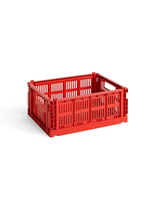 Colour crate M, red fra Hay