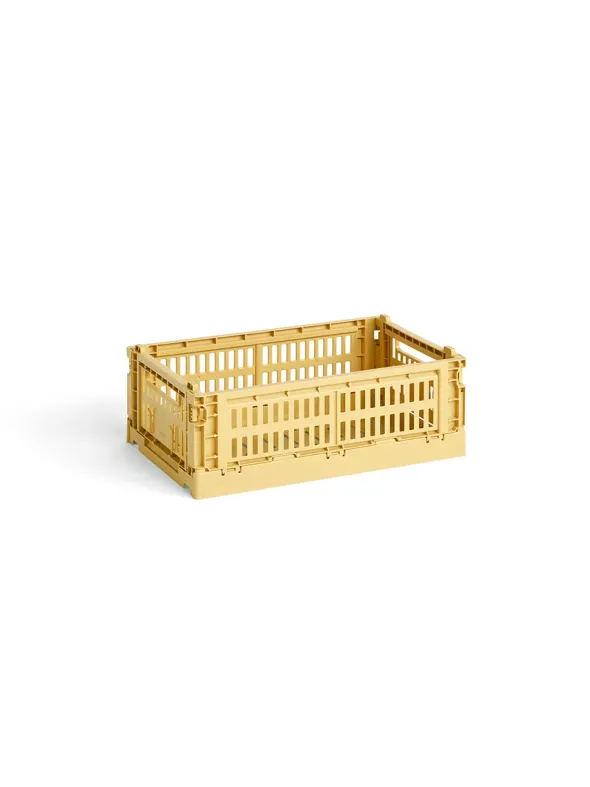 Colour crate S, golden yellow fra Hay