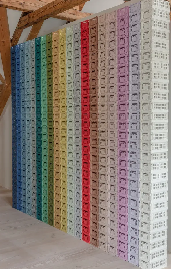 Colour crate S, golden yellow fra Hay