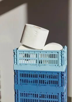Colour crate S, light blue fra Hay