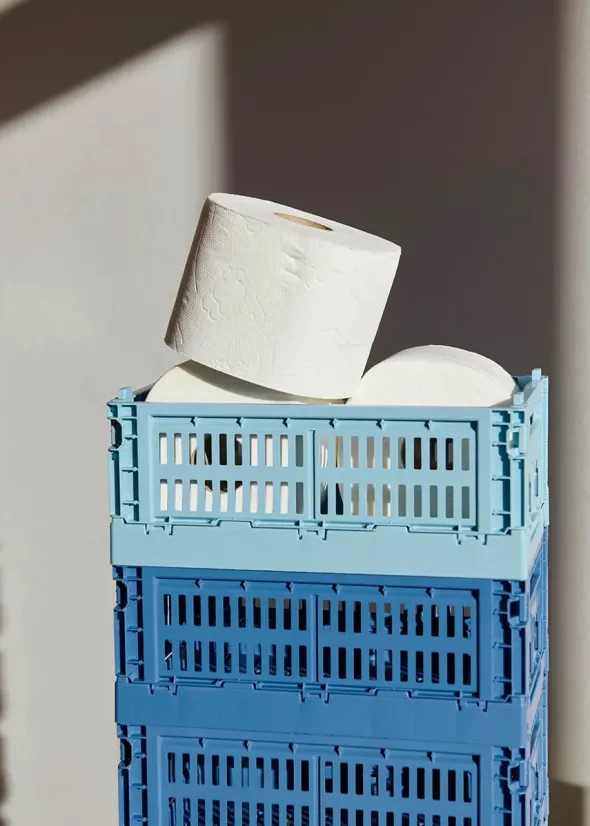 Colour crate S, light blue fra Hay