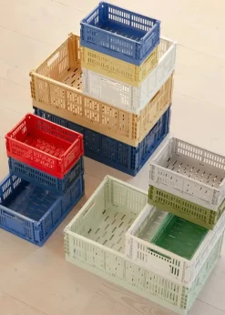 Colour crate S, light grey fra Hay
