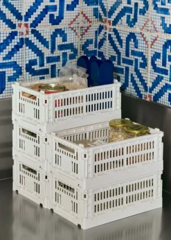 Colour crate S, off white fra Hay