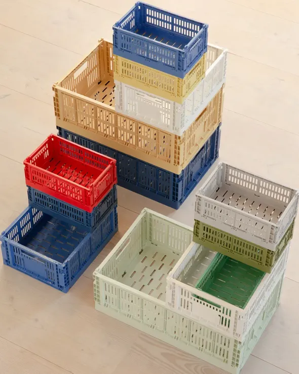 Colour crate S, off white fra Hay