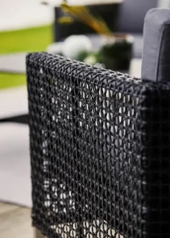 Connect Loungestol, black/antracite fra Cane-line