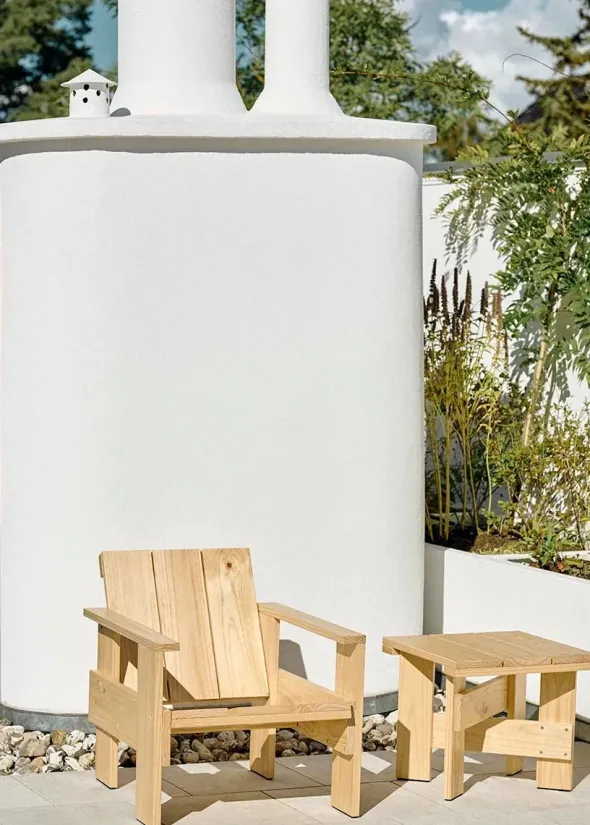 Crate Lounge Chair fra Hay
