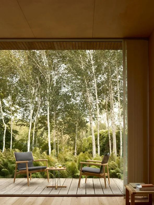 CU E018 havehynde til E018 Embrace loungestol fra Carl Hansen og Søn