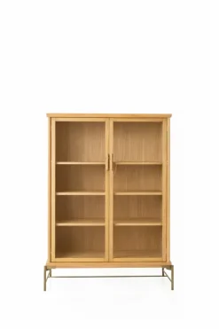 Dowry III kabinet, eg, clear glass fra Stellar Works